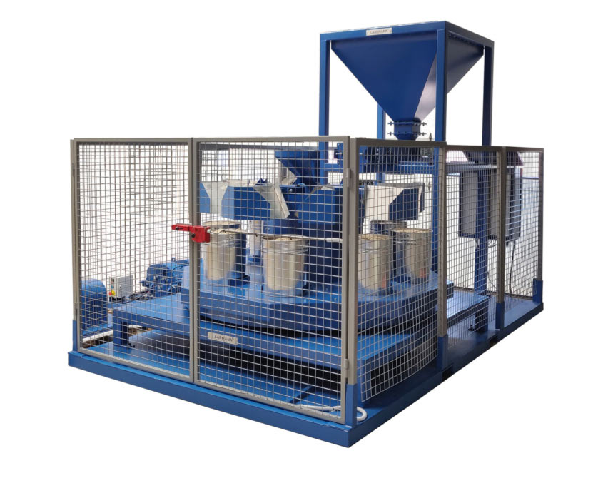 300-литровый роторный делитель проб